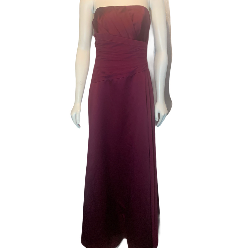 David's Bridal's formal maroon dress sz 10, cocktail, party, cruise